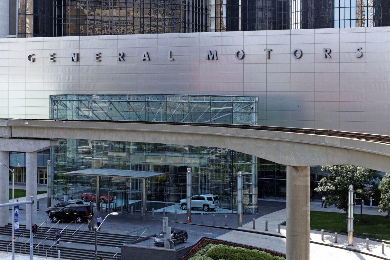 General Motors World Headquarters in Detroit, Michigan