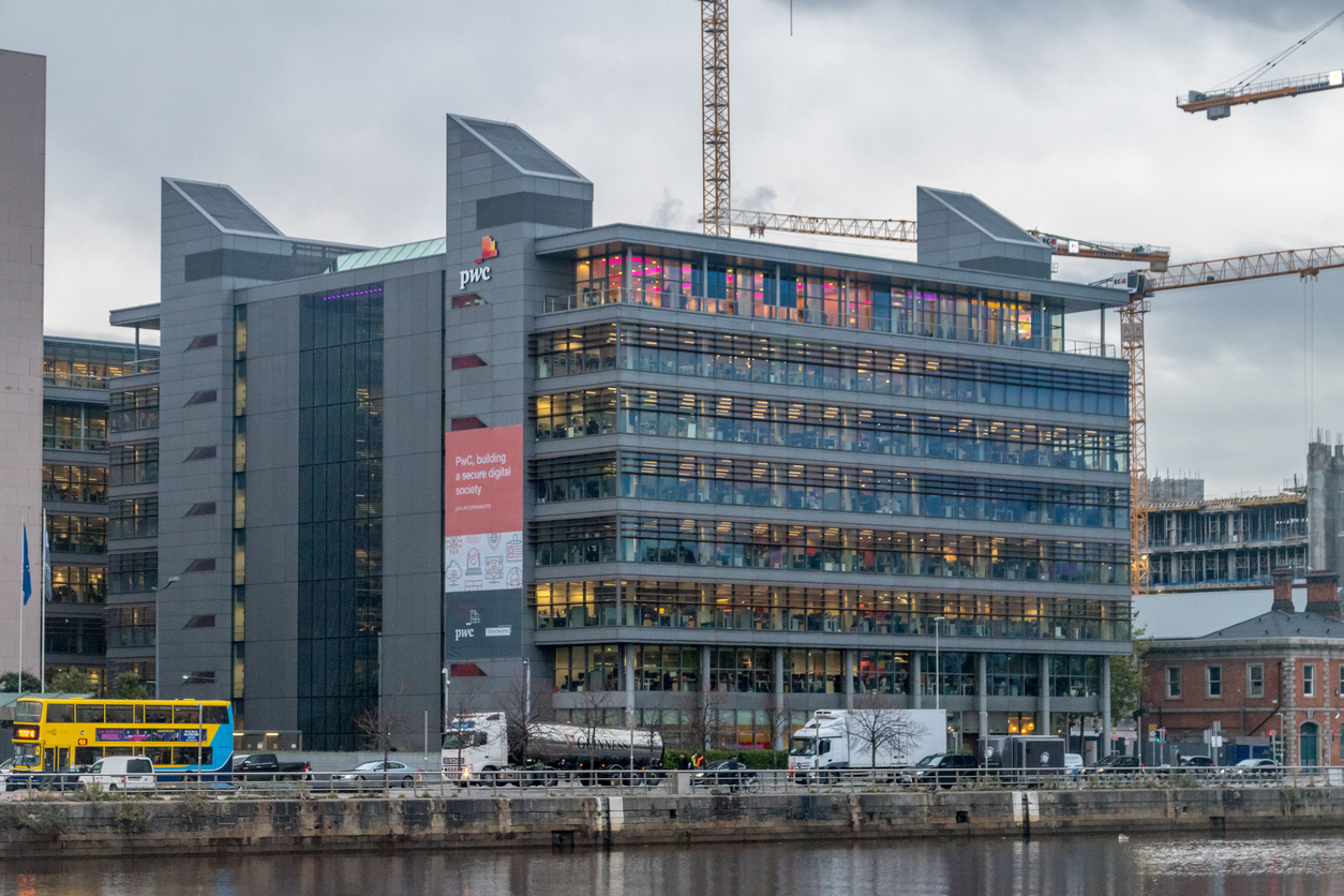 PwC office building in Dublin, Ireland