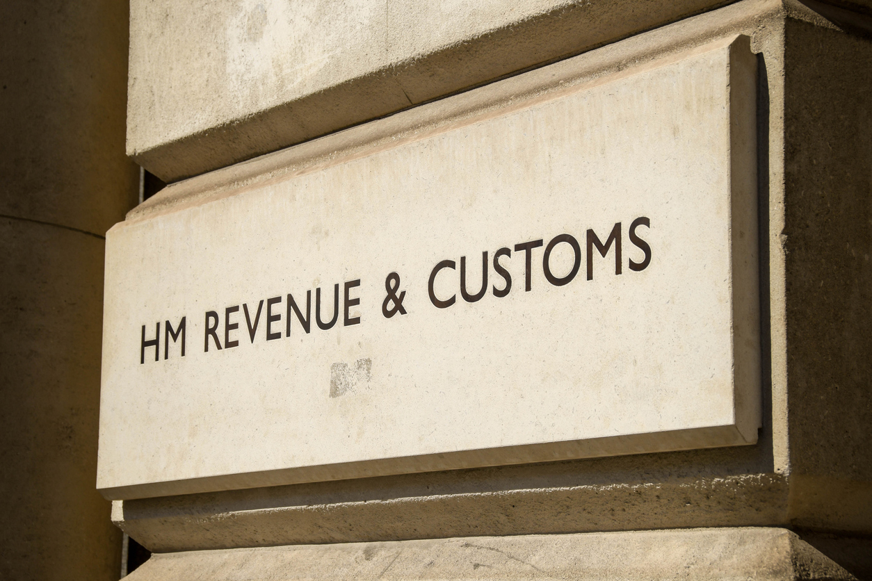 Sign outside HM Revenue & Customs (HMRC) London office