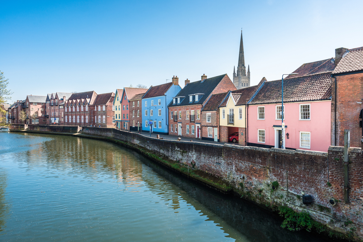 River Wensum at the Quayside, Norwich, Norfolk