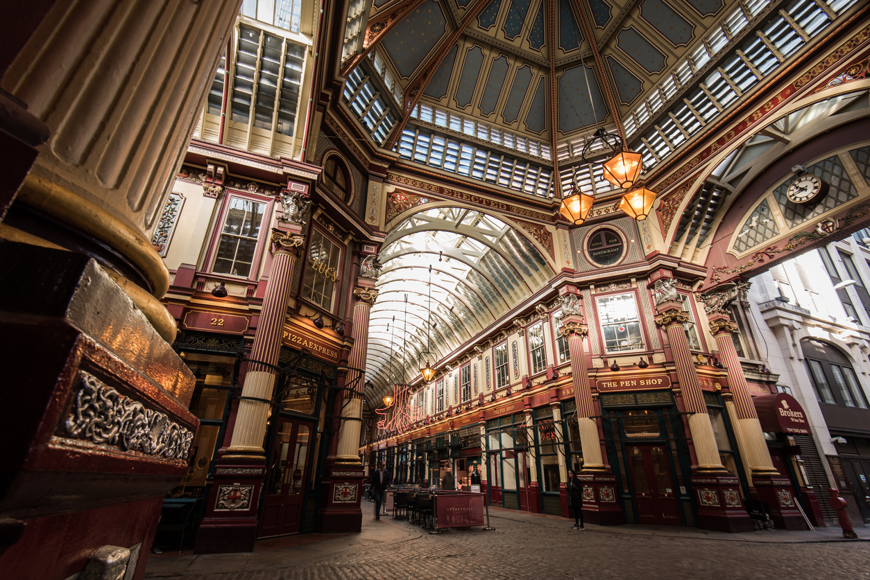 Leadenhall Market in the City of London