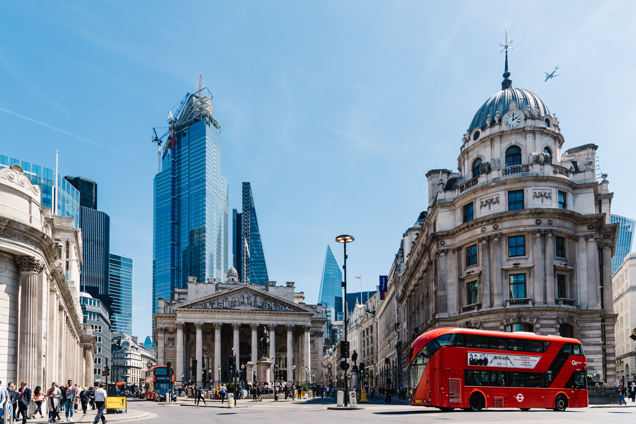 Bank of England in London