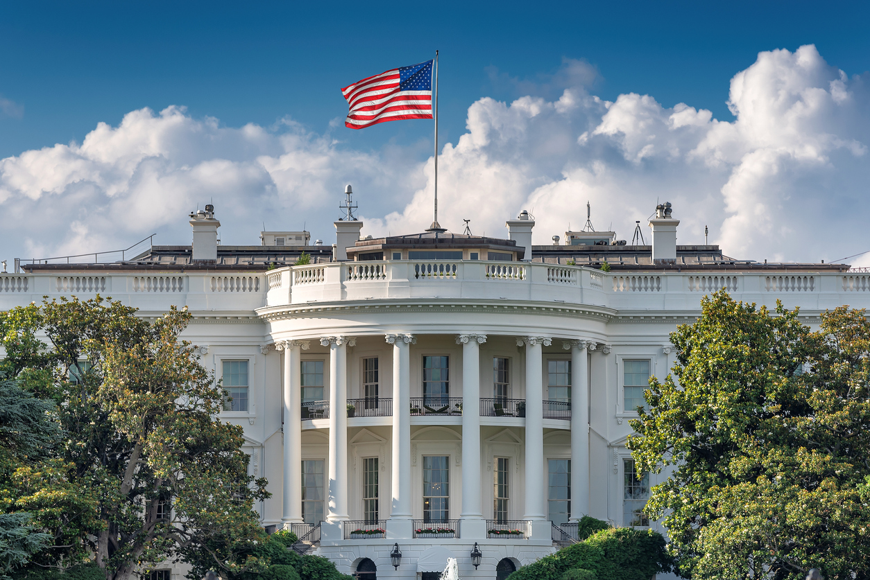 The White House in Washington DC, USA.