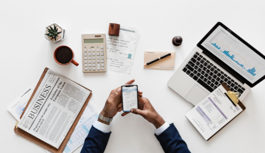 Man looking at non-traditional finance options