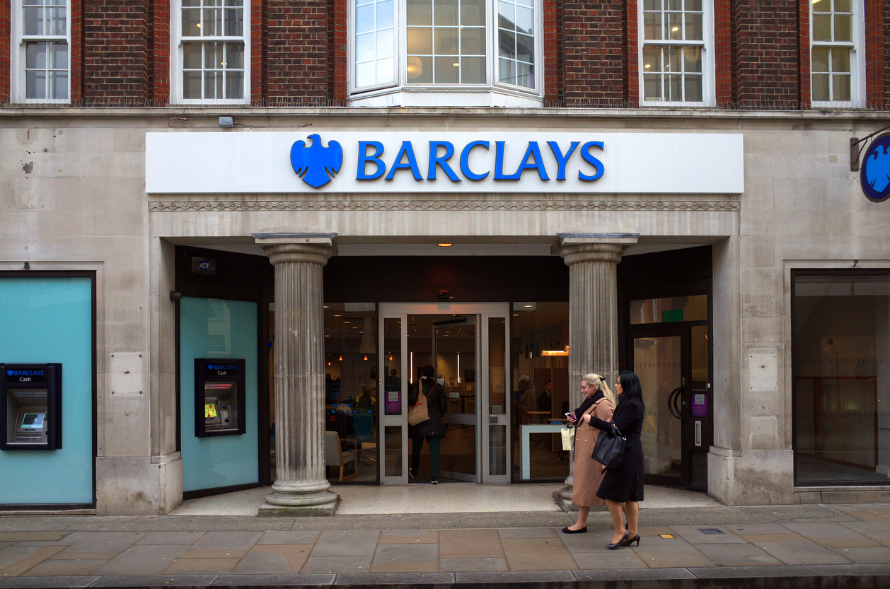 Barclays bank, UK.