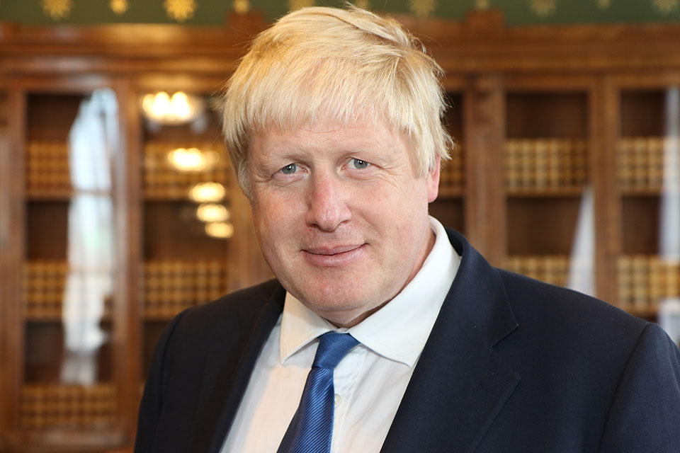 Resignation UK prime minister Boris Johnson