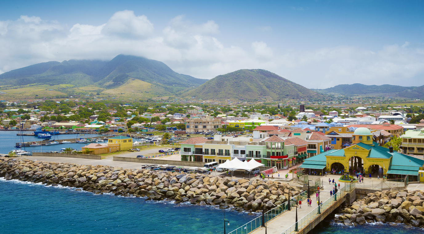 Port Zante in Basseterre town, St. Kitts And Nevis