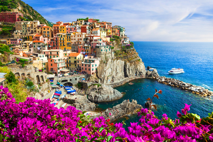 colors of italy series manarola village , cinque terre