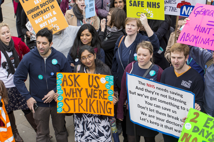 the fourth junior doctors' strike.