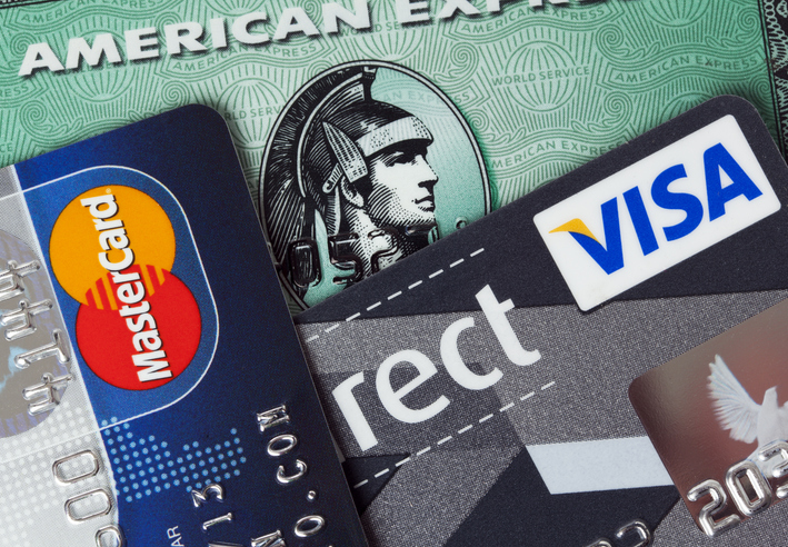 major credit cards