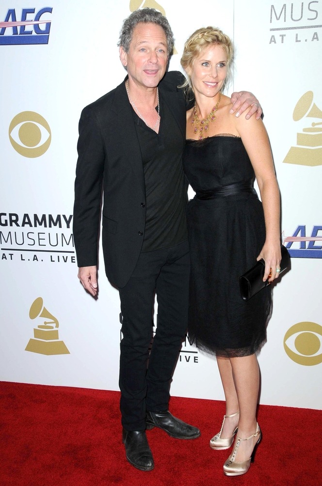 lindsey,buckingham,and,wife,kristin,at,the,grammy,nominations,concert