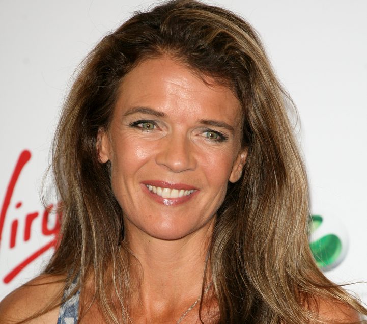 annabel,croft,arriving,for,the,pre,wimbledon,party,,kensington,roof