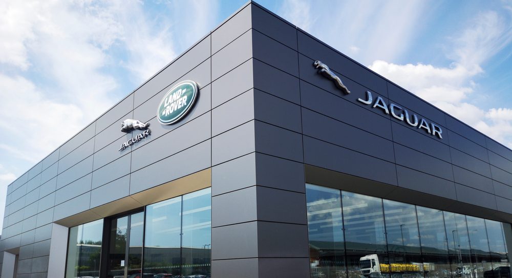 cardiff,,uk:,june,02,,2020:,jaguar,land,rover,car,showroom