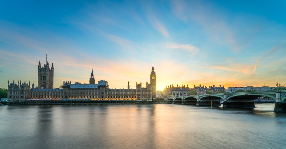 long,exposure,sunset,view,of,big,ben,in,london.,england