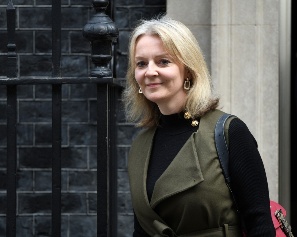 london,,uk.,08,october,,2019.,rt,hon,elizabeth,truss,mp,