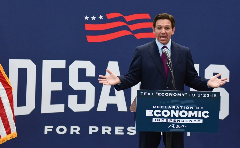 rochester,,n.h.usa, ,july,31,,2023:,florida,gov.,ron,desantis