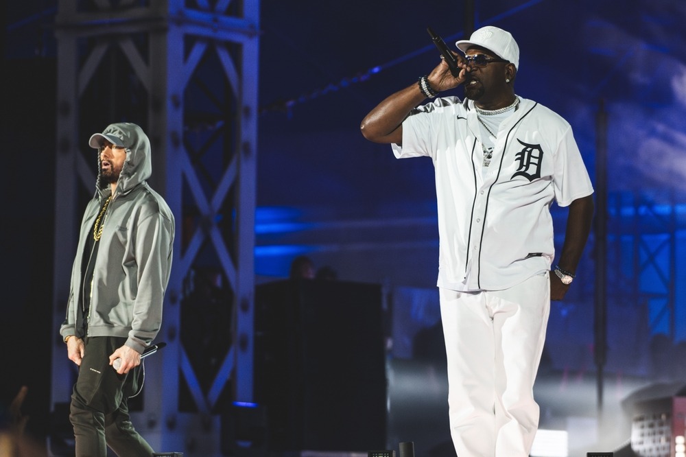 detroit,,michigan,june,6,2024:,eminem,and,trick,trick,in