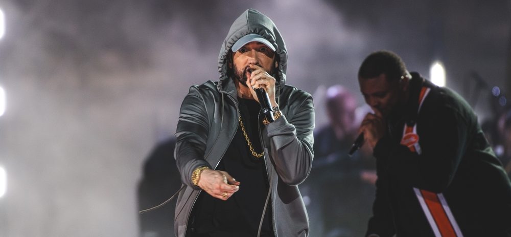 detroit,,michigan,june,6,2024:,eminem,in,concert,at,the