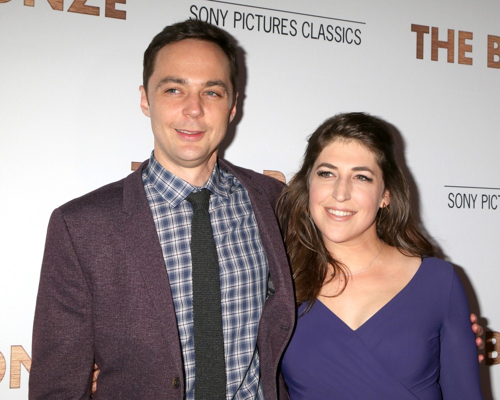 los,angeles, ,mar,7:,jim,parsons,,mayim,bialik,at