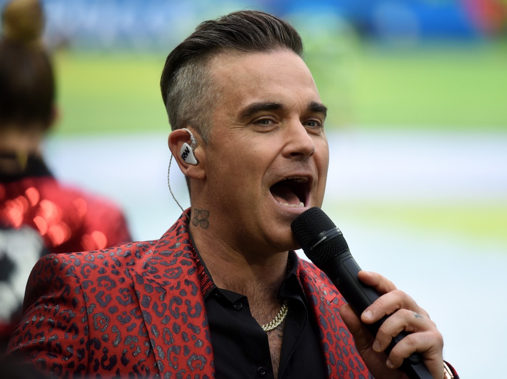 moscow,,russia, ,june,14,,2018.,british,singer,robbie,williams