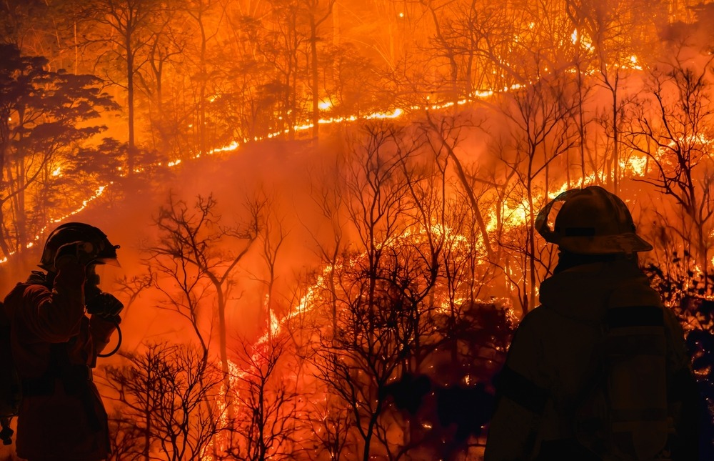 firefighters,battle,a,wildfire,because,el,nino,events,,,climate