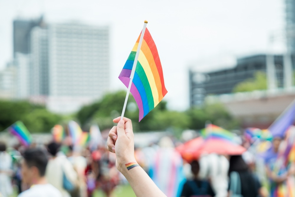 celebrate,in,pride,month,festival.,pride,movement,transgender,hand,holding