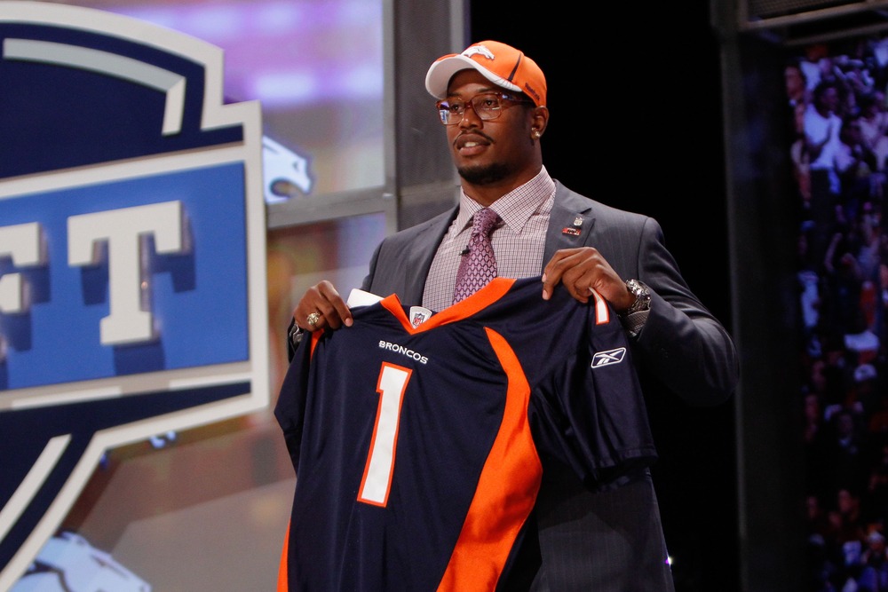 von,miller,(r),is,introduced,as,the,second,pick,to