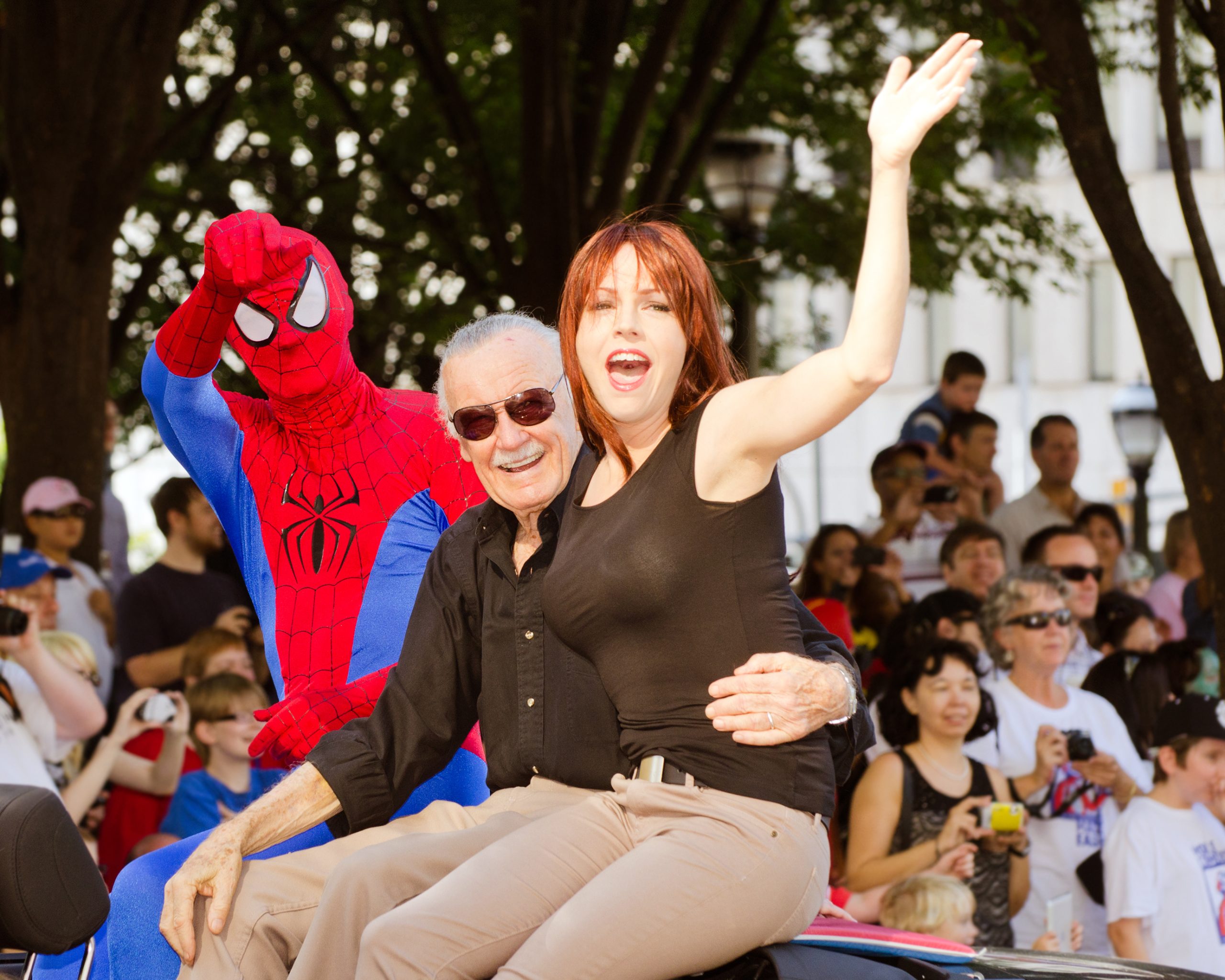 atlanta, ,sept.,1:,spider man,creator,stan,lee,at,the