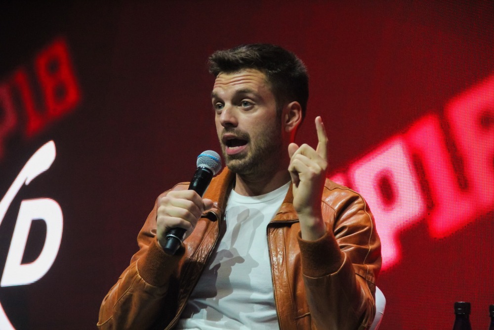 sao,paulo,,december,08,,2018:,actor,sebastian,stan,during,panel