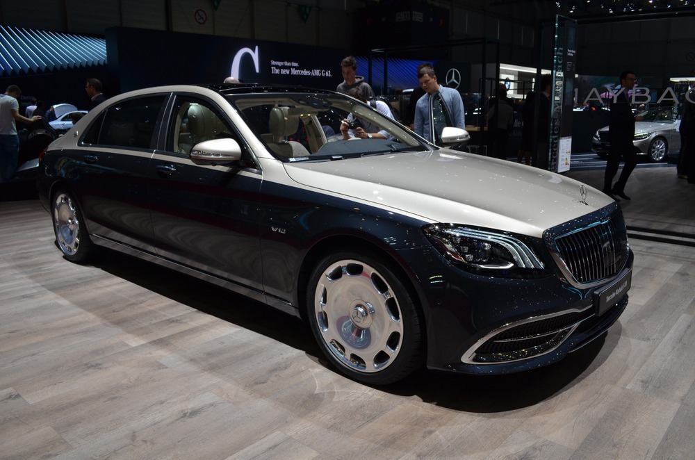 geneva,,switzerland,,march,06 2018:,mercedes,maybach,s650,presented,at,gims