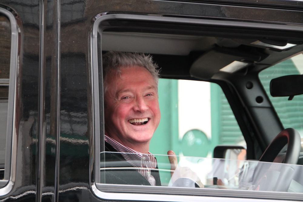 dublin,,ireland, ,june,23,,2015:,louis,walsh,driving,through