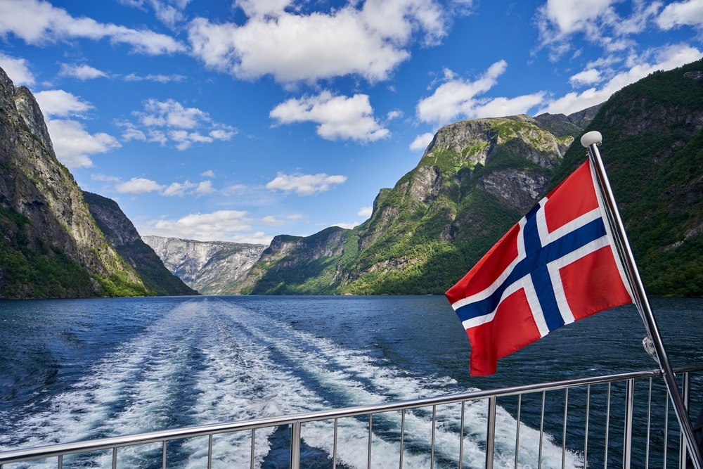 cruise,in,nærøyfjord,,norway.,view,of,the,fjord,from,the