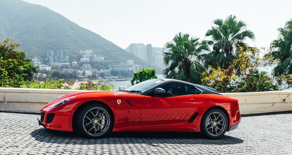 hongkong,,china ,december,12,,2022:,a,red,ferrari,599,gto