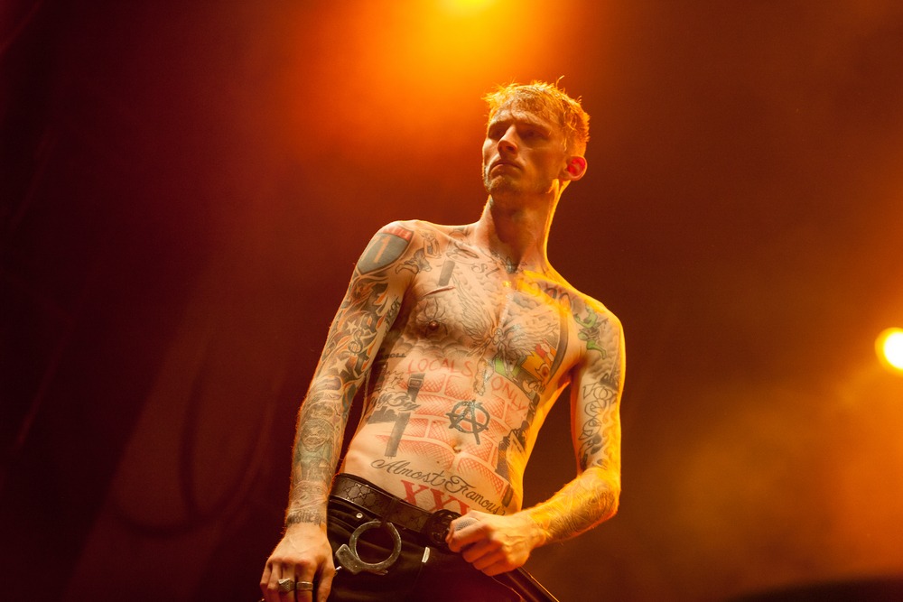 moscow, ,10,november,2015,:,mgk,with,microphone,on,stage