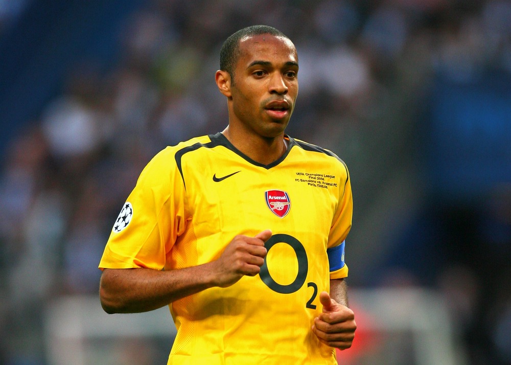 paris,,france, ,may,17,,2006:,thierry,henry,looks,on