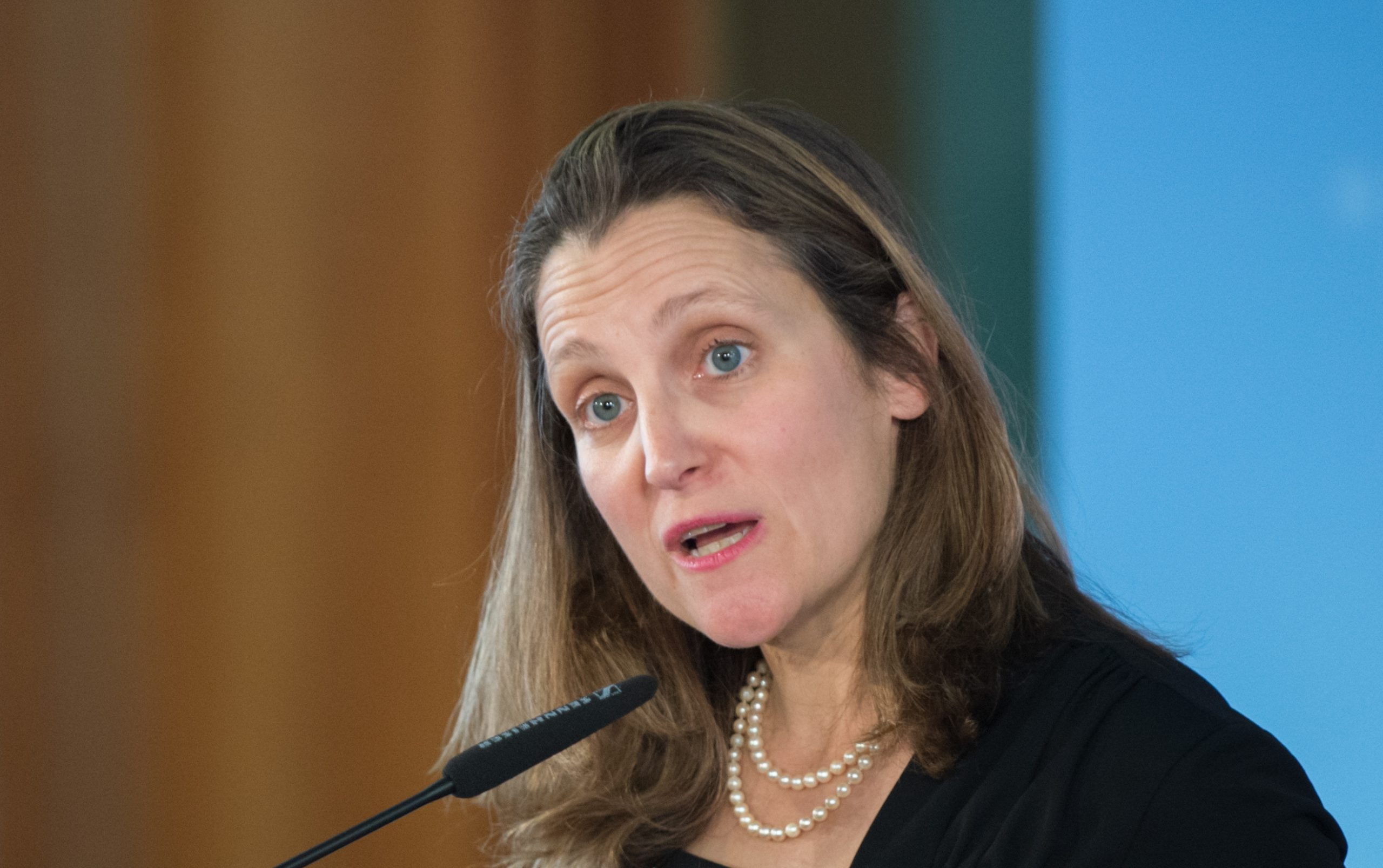 berlin,,germany,,2018 04 17:,chrystia,freeland,answers,questions,at,a,press